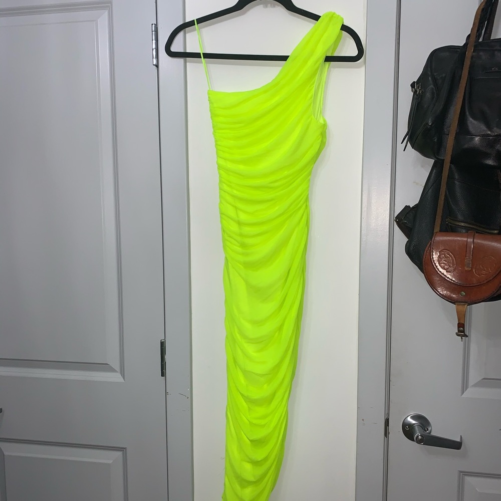 Neon Green Maxi Dress